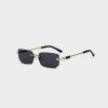 Rimless Sunglasses Rectangle Fashion Popular Women Men