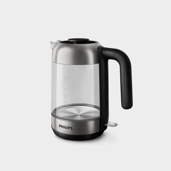 Glass Kettle Stainless Steel, Crystal 2200W 1.7L, Mid Entry Light Status Indicator
