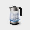 Glass Kettle Stainless Steel, Crystal 2200W 1.7L, Mid Entry Light Status Indicator - Görsel 4