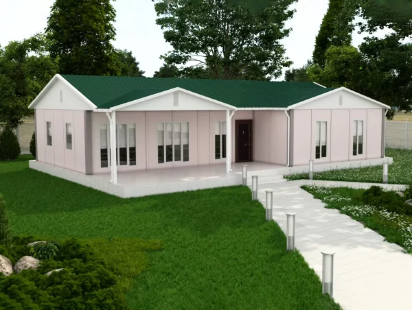 123 m2 Tek Katlı Prefabrik Ev