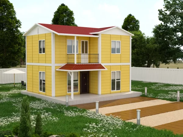 100 m2 Çift Katlı Prefabrik Ev