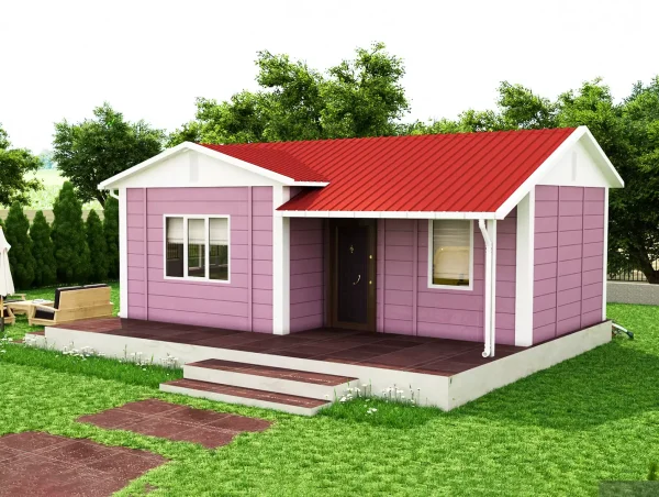 40 m2 Tek Katlı Prefabrik Ev