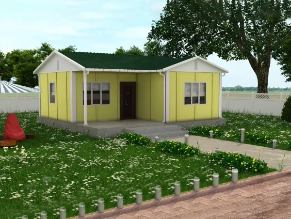 49 m2 Tek Katlı Prefabrik Ev