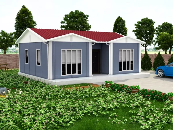 52 m2 Tek Katlı Prefabrik Ev