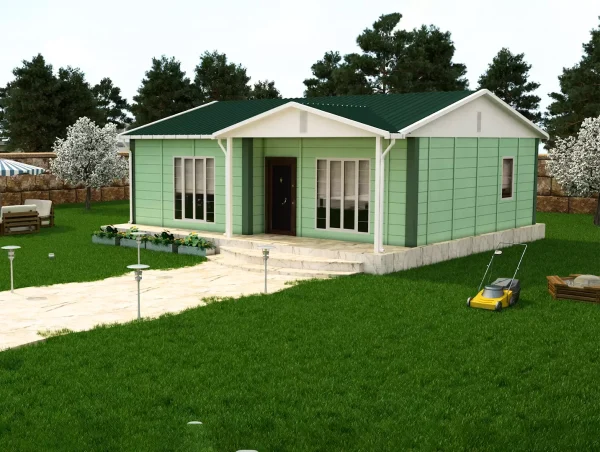 74 m2 Tek Katlı Prefabrik Ev