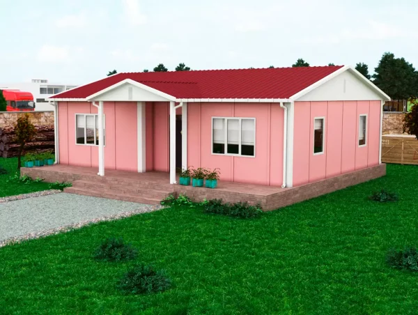81 m2 Tek Katlı Prefabrik Ev