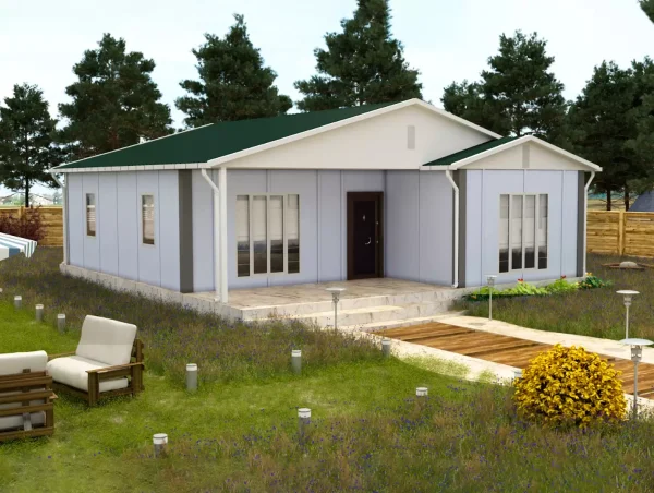 92 m2 Tek Katlı Prefabrik Ev