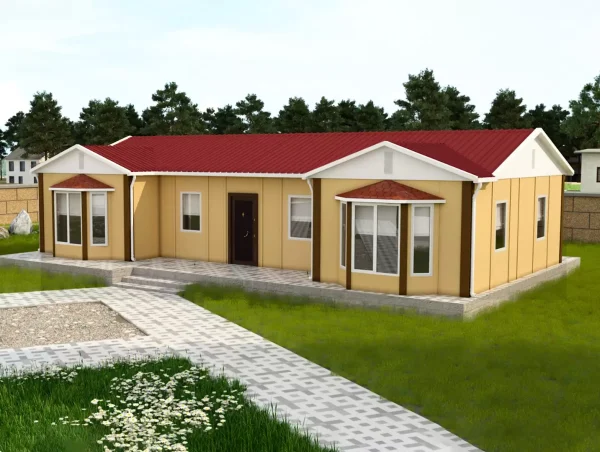 98 m2 Tek Katlı Prefabrik Ev