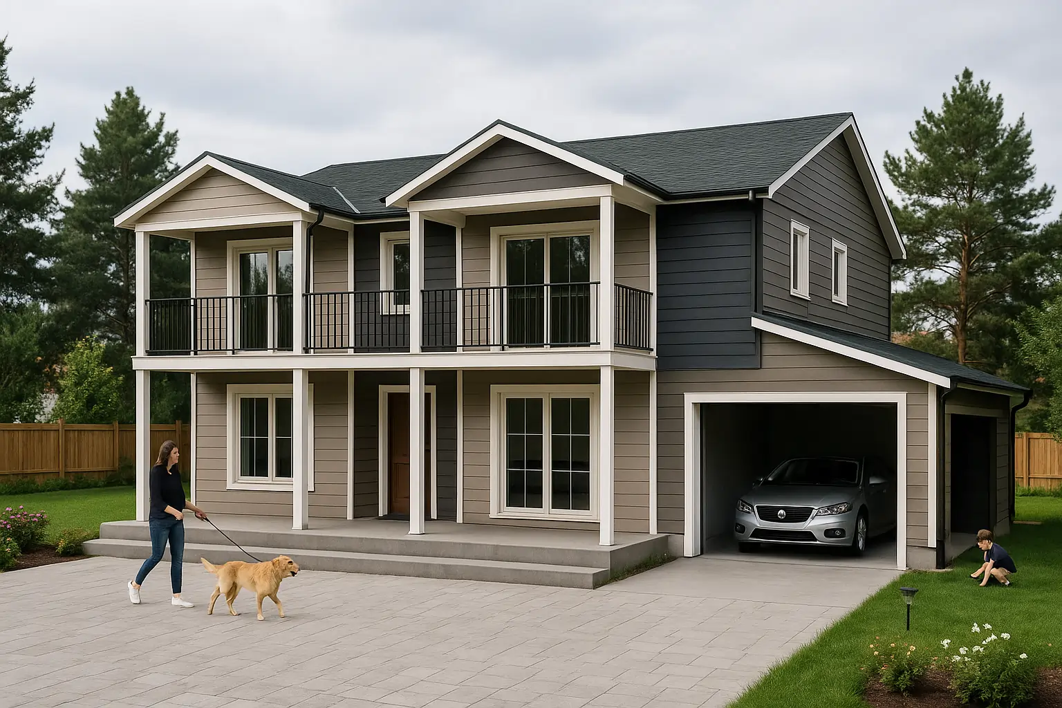 178 m2 çelik ev model 2